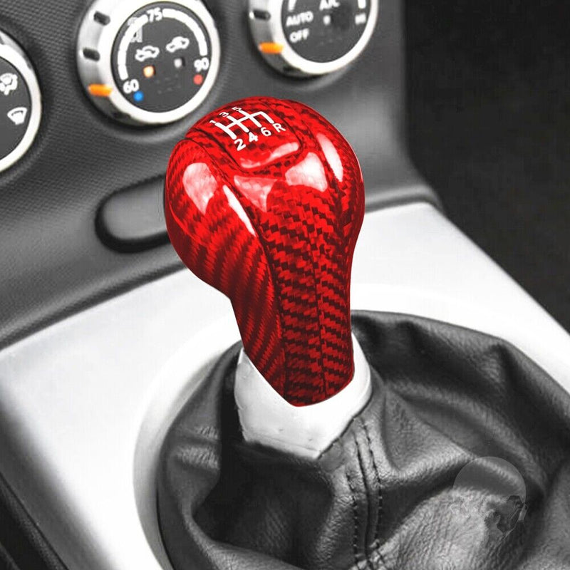 Genuine Carbon Fiber Gear Shift Knob Handle Cover Fit for Nissan 350Z 2003-2009