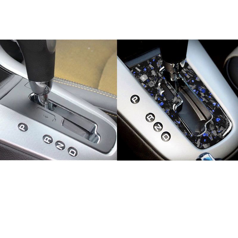 WXZOS Genuine Carbon Fiber Gear Shift Lever Panel Trim for Chevrolet Cruze 2009-2015