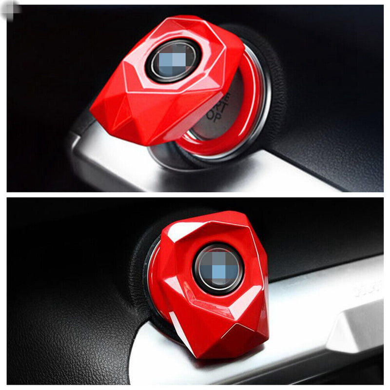 Red Engine Start Stop Button Switch Decor Trim Cover for BMW 3' 5' 6' 7 ' X5 X6