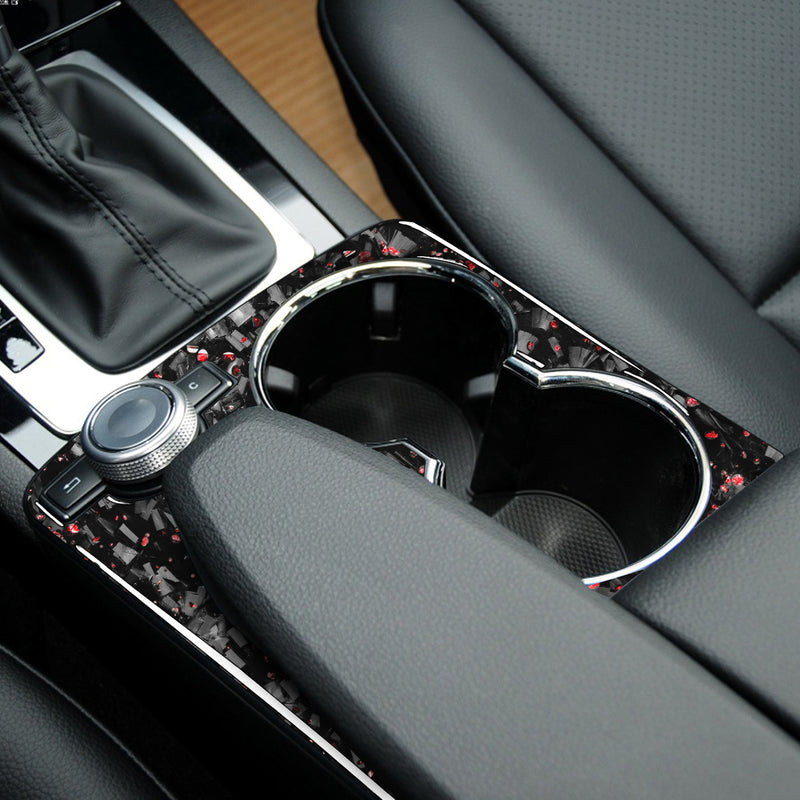 WXZOS Genuine Carbon Fiber Gear Shift Lever Trim for Mercedes W204 C-Class 2007-2013