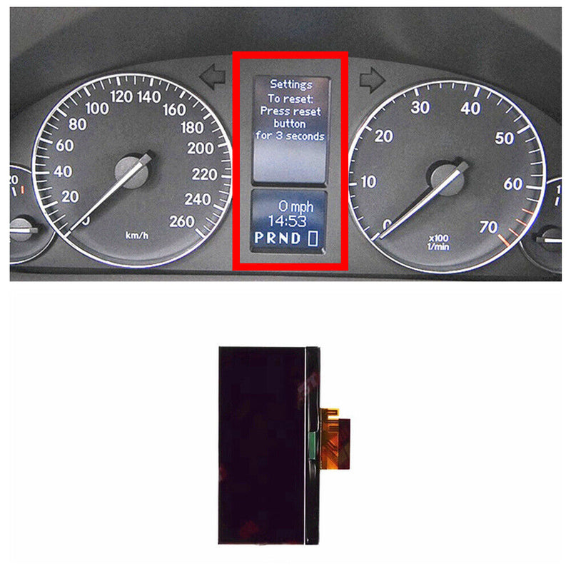Instrument Cluster LCD Display Dashboard Screen for Benz 2001-2004 W203 C-class
