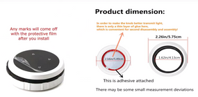 7 Button CIC IDrive Multi-Media Knob Cover for BMW 7 seies 2009-2011 X3 2011-13