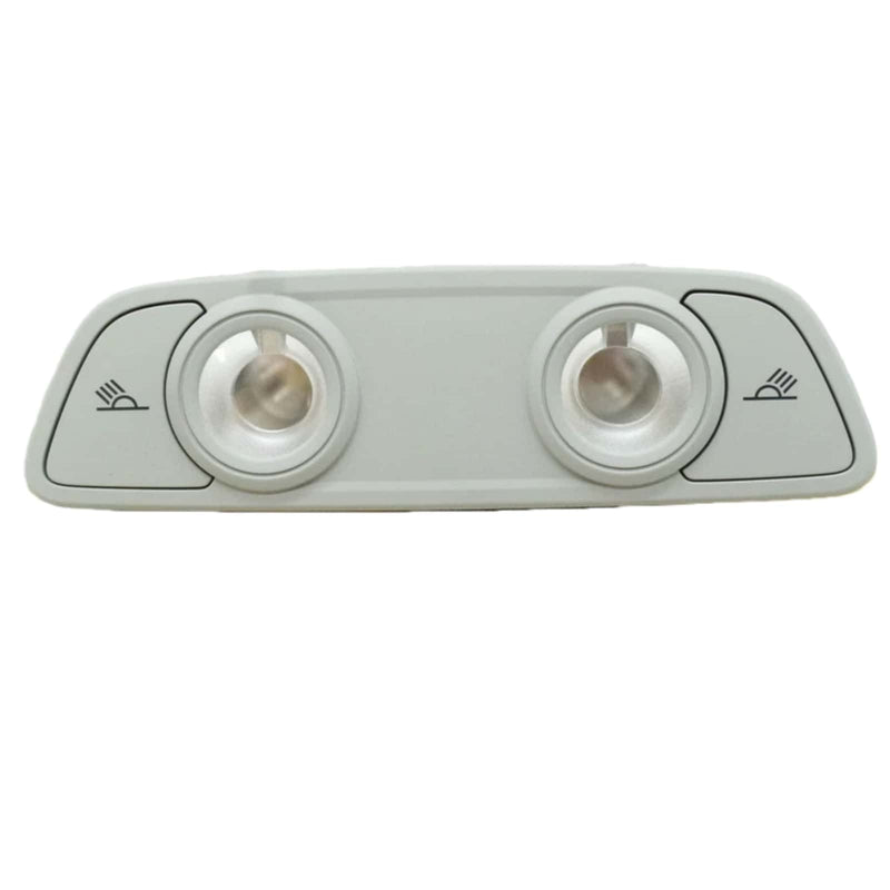 WXZOS Florett Silver Rear Interior Dome Reading Light for Audi A4 B9 S4 RS4 2017-2025