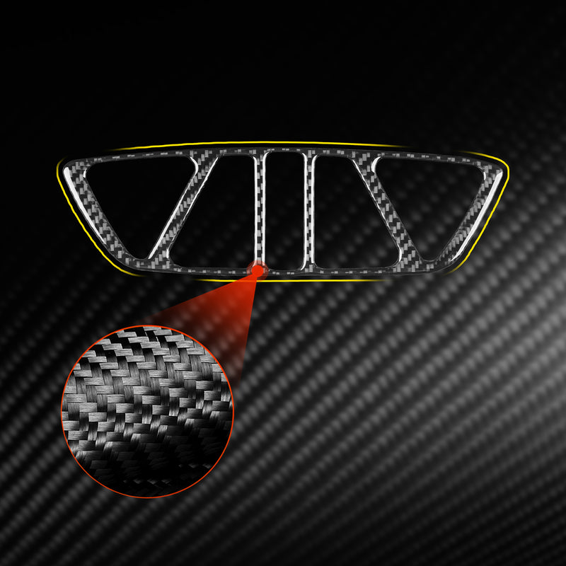 WXZOS Genuine Carbon Fiber Trunk Liner Clip Trim for Chevrolet Corvette C8 2020-2024