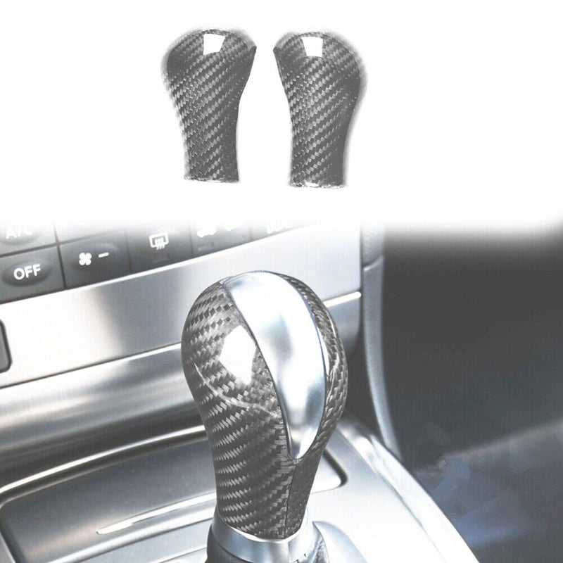 Genuine Carbon Fiber Gear Shift Knob Cover Fit for INFINITI G35 2007-2008
