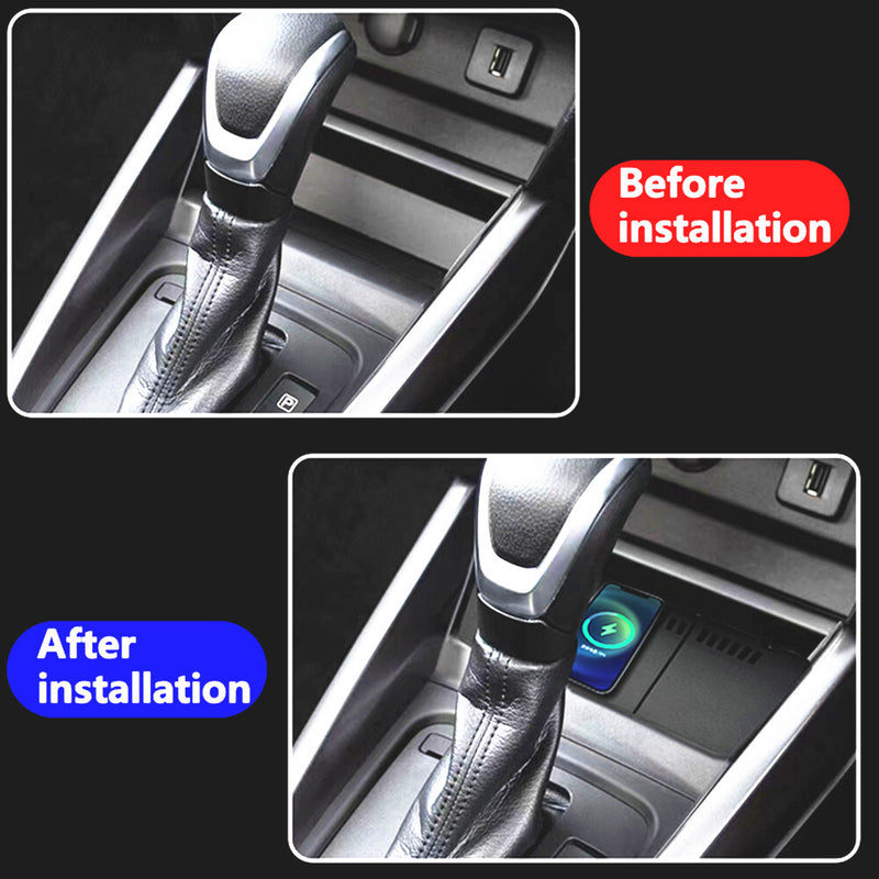 WXZOS Center Console Wireless Fast Charging Pad for Suzuki Vitara 2020-2022