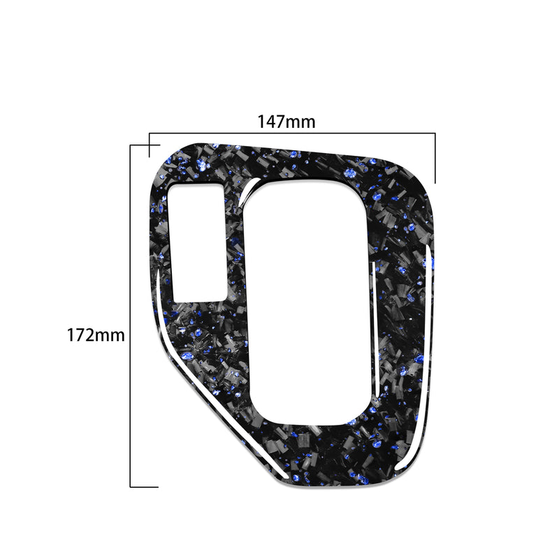WXZOS Genuine Carbon Fiber Gear Shift Lever Panel Trim for BMW E39 5series 1995-2003