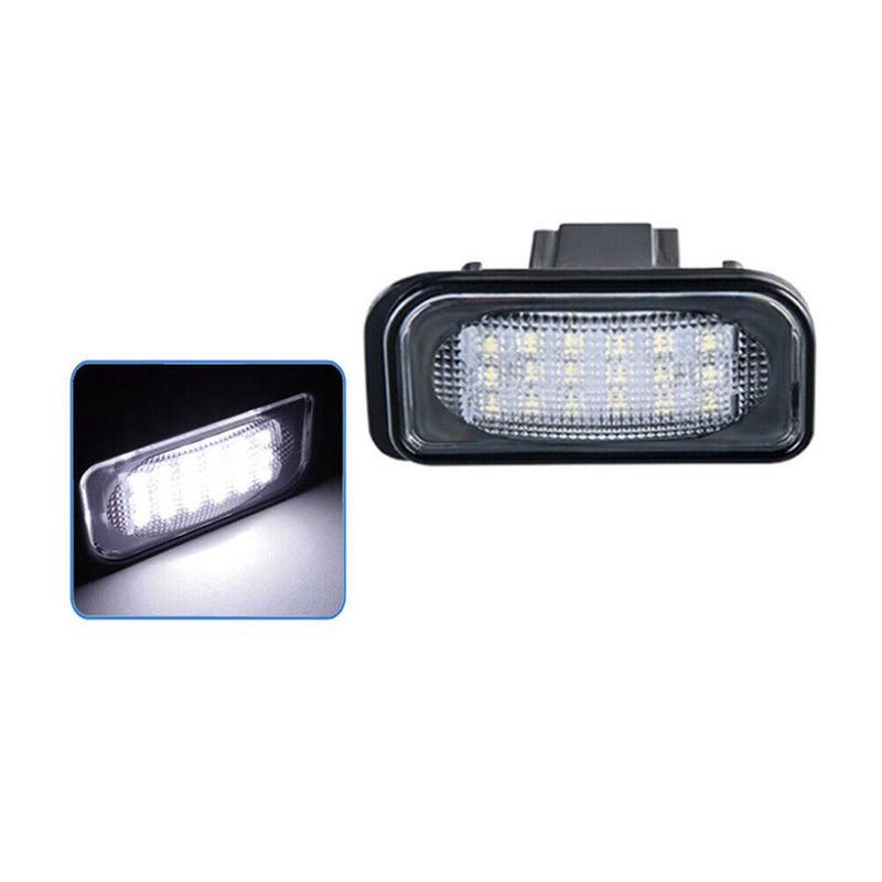 LED License Plate Light With Lamp for Mercedes Benz 2001-2007 W203 4Door Sedan