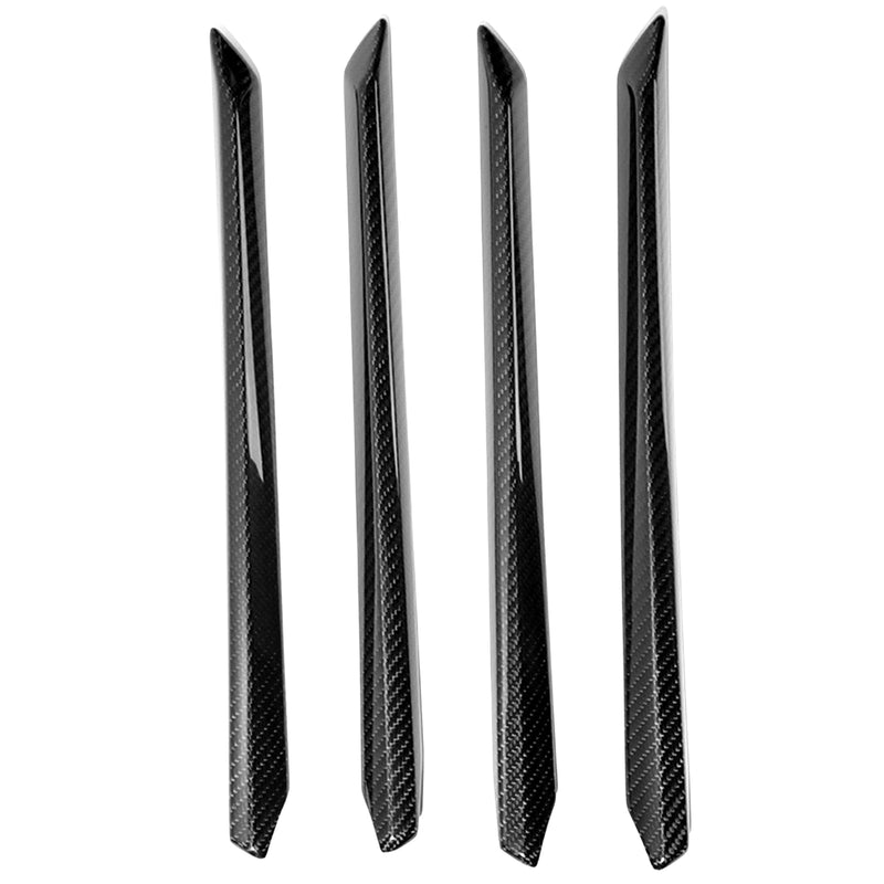 WXZOS Genuine Carbon Fiber Door Panel w/ No Light Trim for Audi A3 S3 RS3 2021-2023