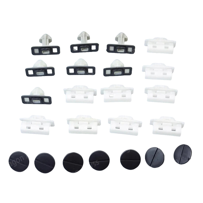 WXZOS Side Skirt Attachment Parts Clips Repair Set for Audi A6 C7 S6 RS6 2012-2014