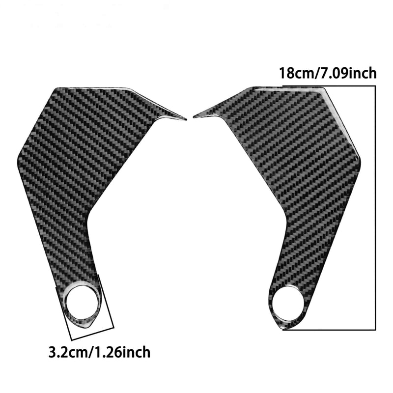 WXZOS Carbon Fiber Front Fender Mudguard Trim for BMW C400GT 2021-2023