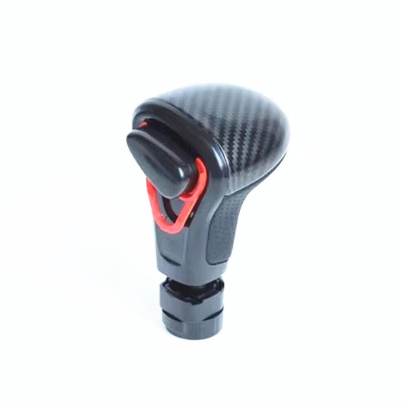 Poign??e de levier de vitesse noir en fibre de carbone pour Audi Q5 Q7 2009-2015