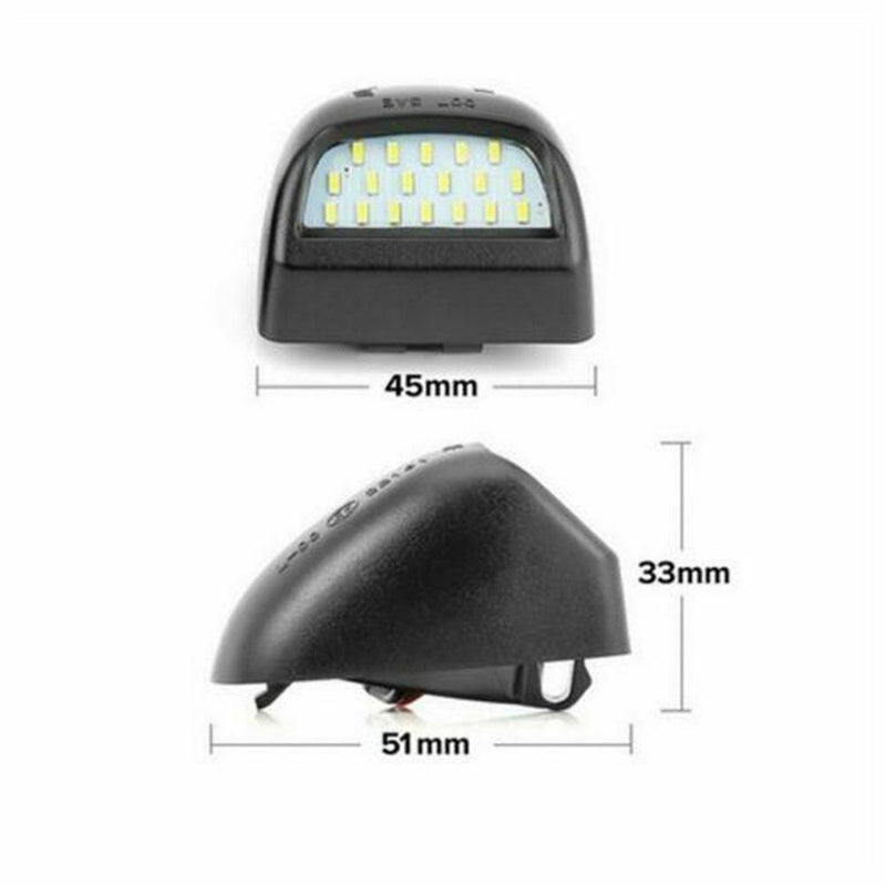 2Pcs 18 LED License Plate Light Lamp For Chevrolet Silverado Sierra Cadillac GMC