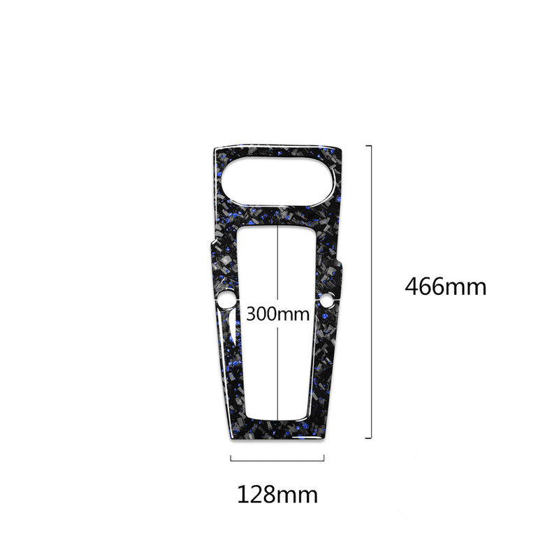 WXZOS Genuine Carbon Fiber Gear Shift Lever Panel Trim for Audi A3 S3 RS3 2014-2018