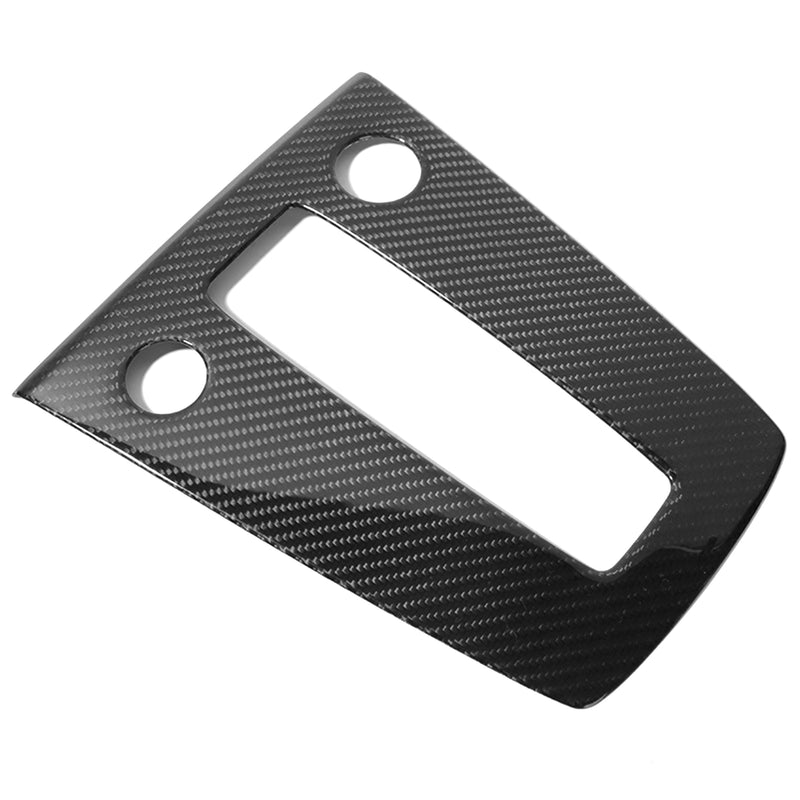 WXZOS Genuine Carbon Fiber Gear Shift Lever Knob Trim for Audi A3 S3 RS3 2021-2023