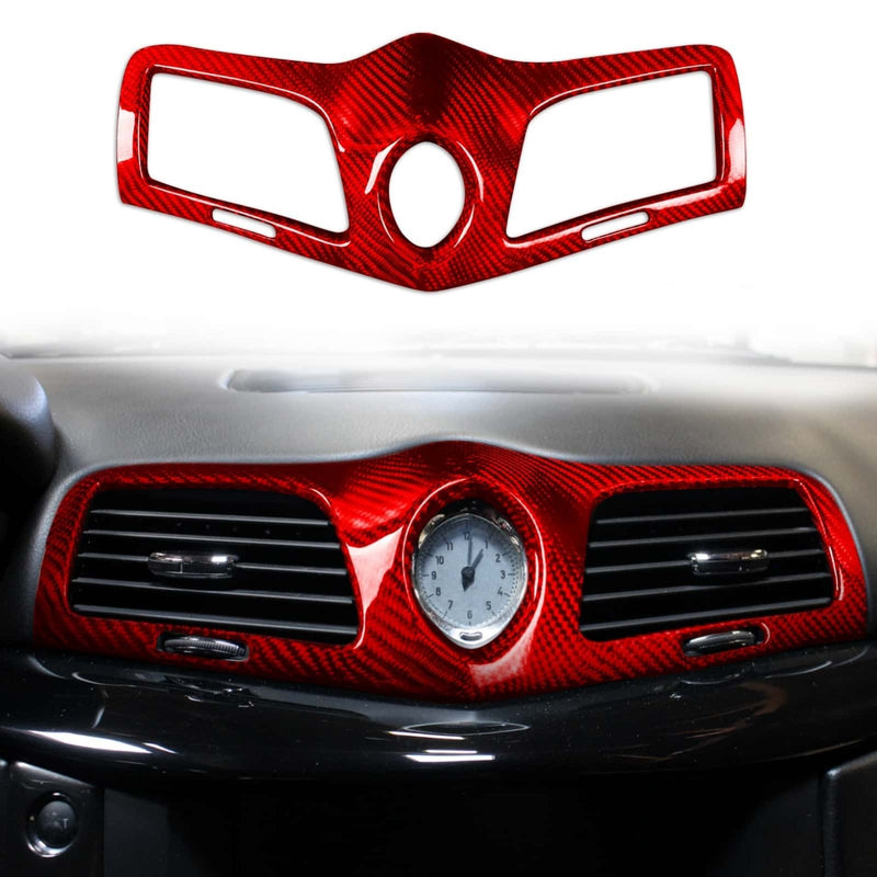 WXZOS Car  Carbon Fiber A/C Air Vent Bezel Trim for Maserati GranTurismo(M145) 2009-19
