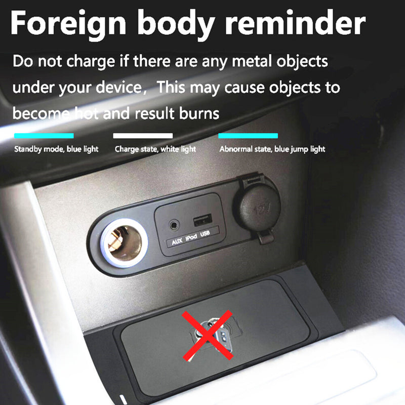 WXZOS Center Console Phone Wireless Fast Charging Pad for Kia Optima 2009-2014