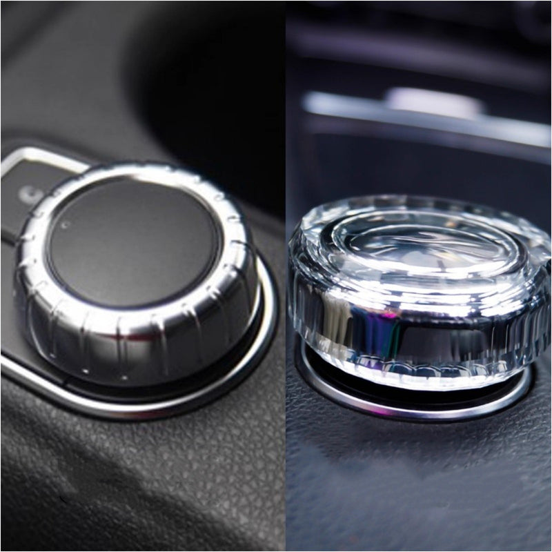 WXZOS COMAND Controller Knob Crystal Cover Trim for Mercedes-Benz W246 B-Class 2012-19