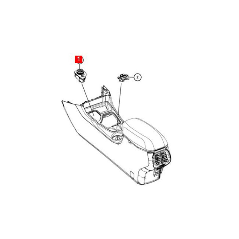 Transfer Case Switch 68141876AF for Jeep 2014-2017 Cherokee