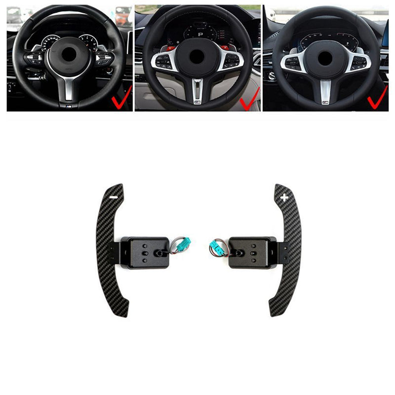 Cambio paddle volante in fibra di carbonio per auto per BMW F30 F31 F34 2014-23