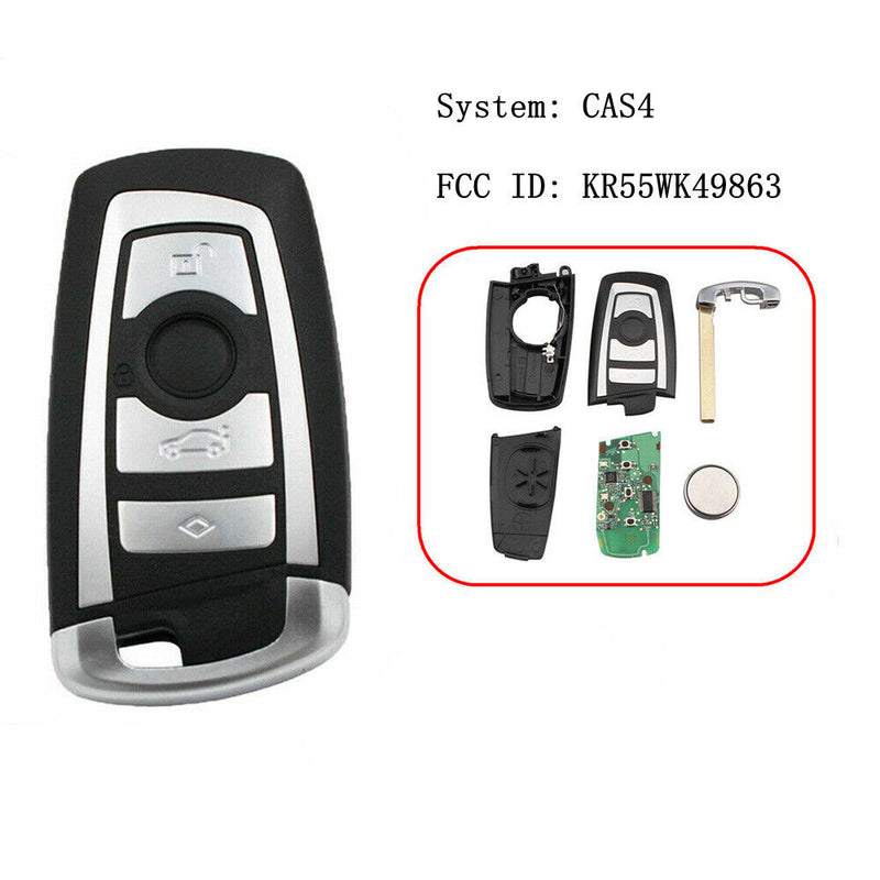 4 Button Remote Smart Key 315MHz CAS4 KR55WK49863 for BMW 7er F02 F04 2010-2015