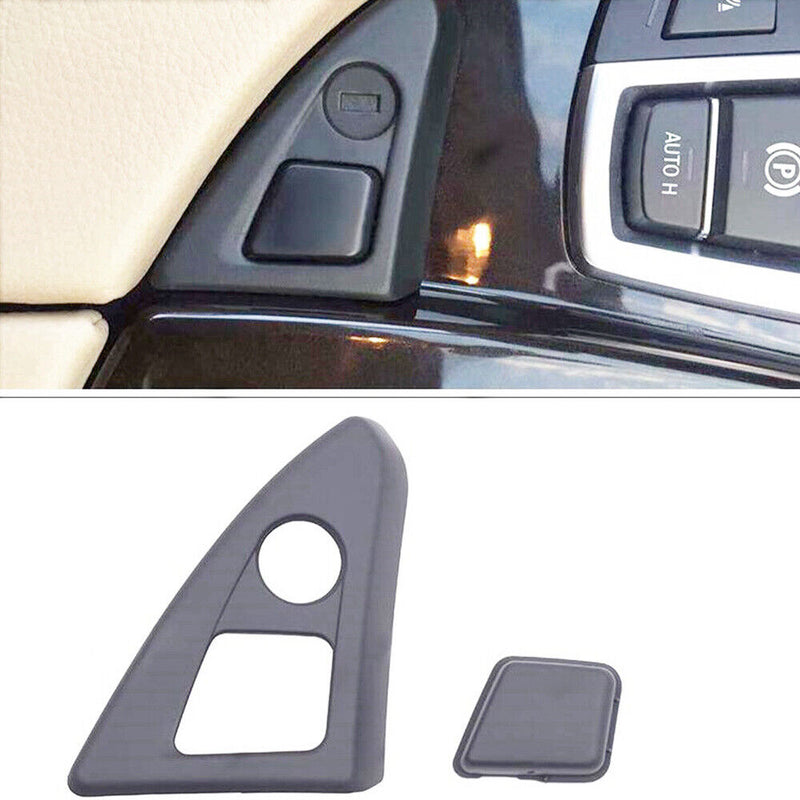 Black Center Armrest Storage Switch Button Panel for BMW 5Series F10 F11 2011-13