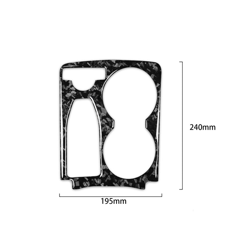 WXZOS Genuine Carbon Fiber Gear Shift Lever Trim for Benz X204 GLK-Class 2008-2015