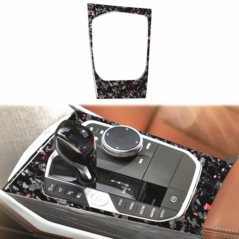 WXZOS Genuine Carbon Fiber Gear Shift Lever Panel Trim for BMW G20 3series 2020-2022