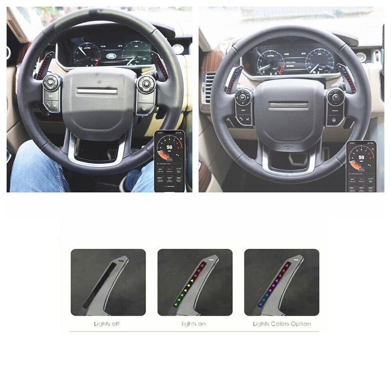 Steering Wheel LED Shift Paddle Shifter for Land Rover Range Rover Velar 2014-22