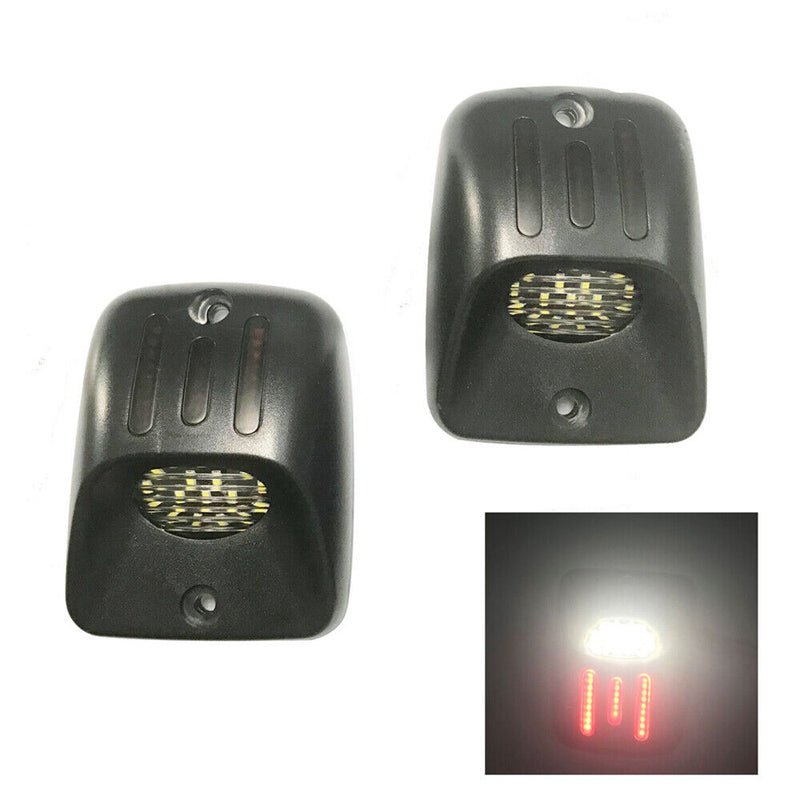 2Pcs LED License Plate Light With Red Lamp For Toyota Tacoma 1995-2004