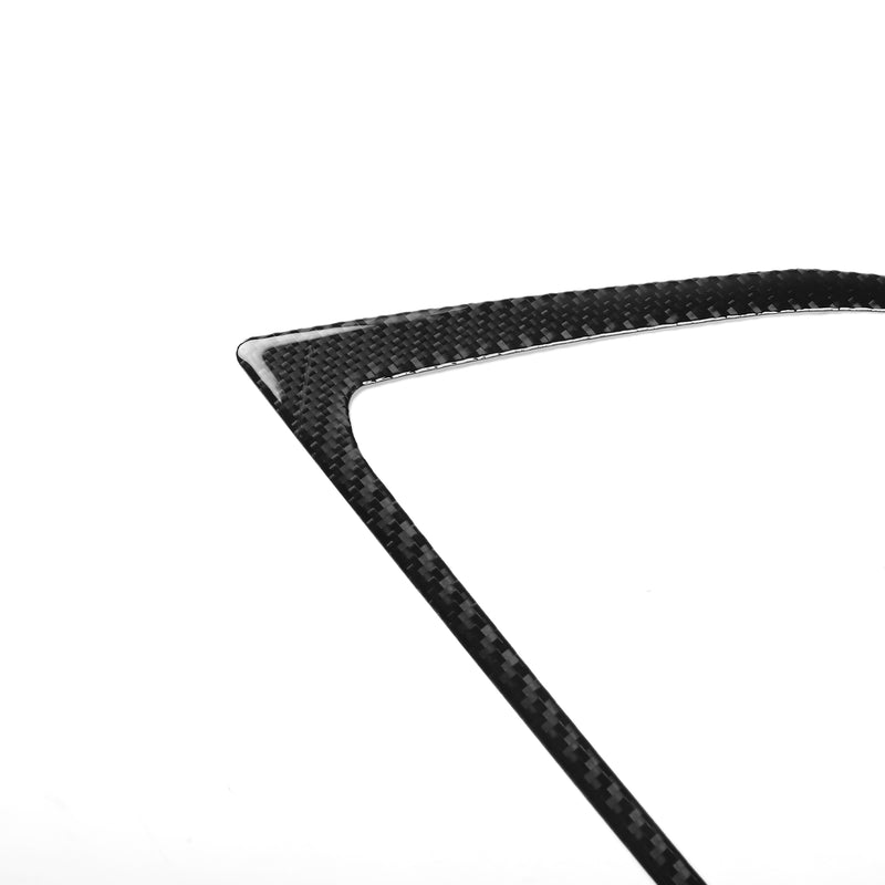 WXZOS Carbon Fiber Center Console Climate Bezel Trim for Chevrolet Corvette C8 2020-24