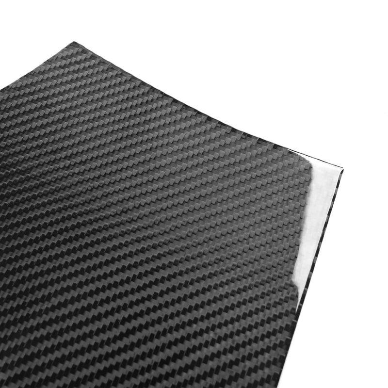 WXZOS Genuine Carbon Fiber Door Body Side Trim for Chevrolet Corvette C8 2020-2024