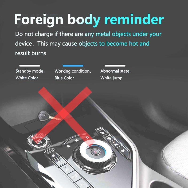 WXZOS Center Console Phone Wireless Fast Charging Pad for Kia Niro 2022