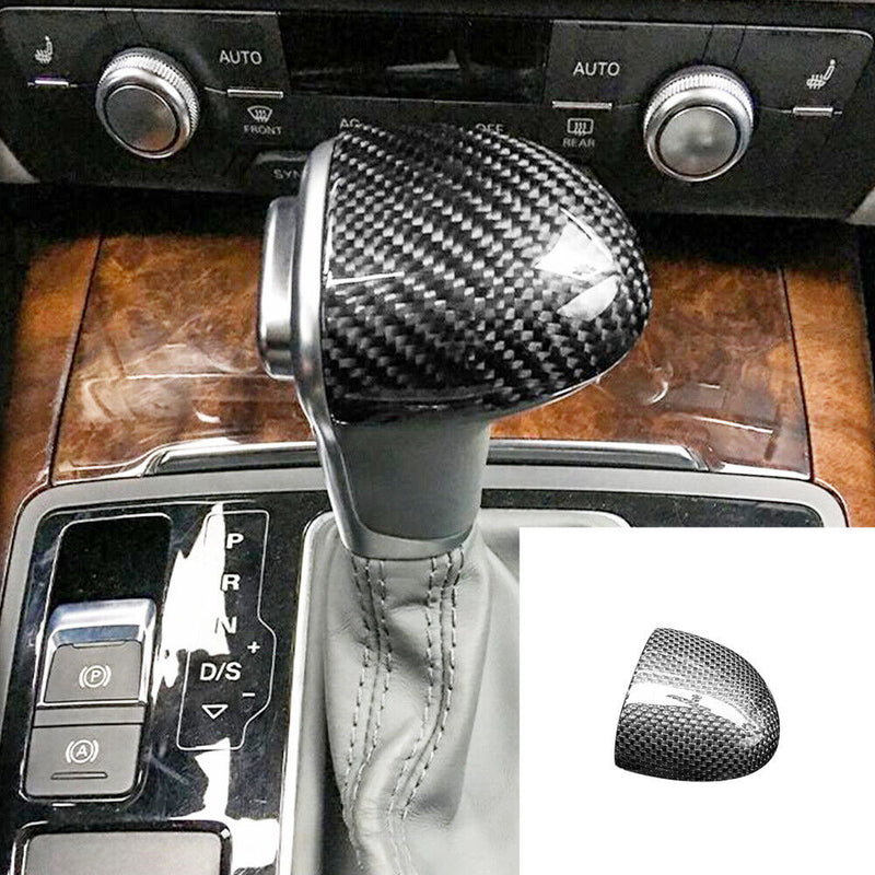 Carbon Fiber Gear Shift Knob Cover for Audi 2013-2015 A4 2012-2016 A5