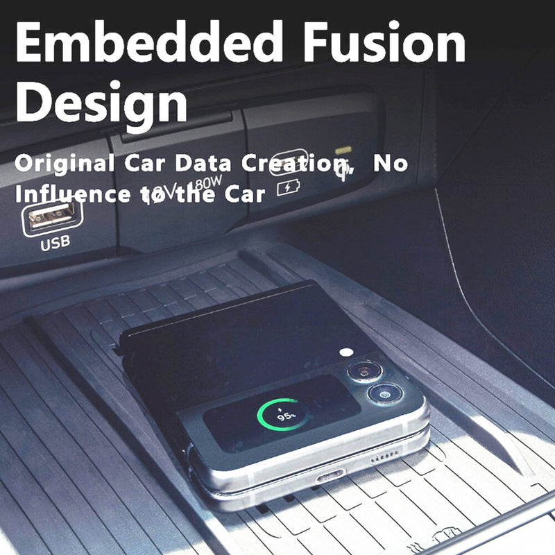 WXZOS Center Console Phone Wireless Fast Charging Pad for Hyundai Elantra 2012-2015