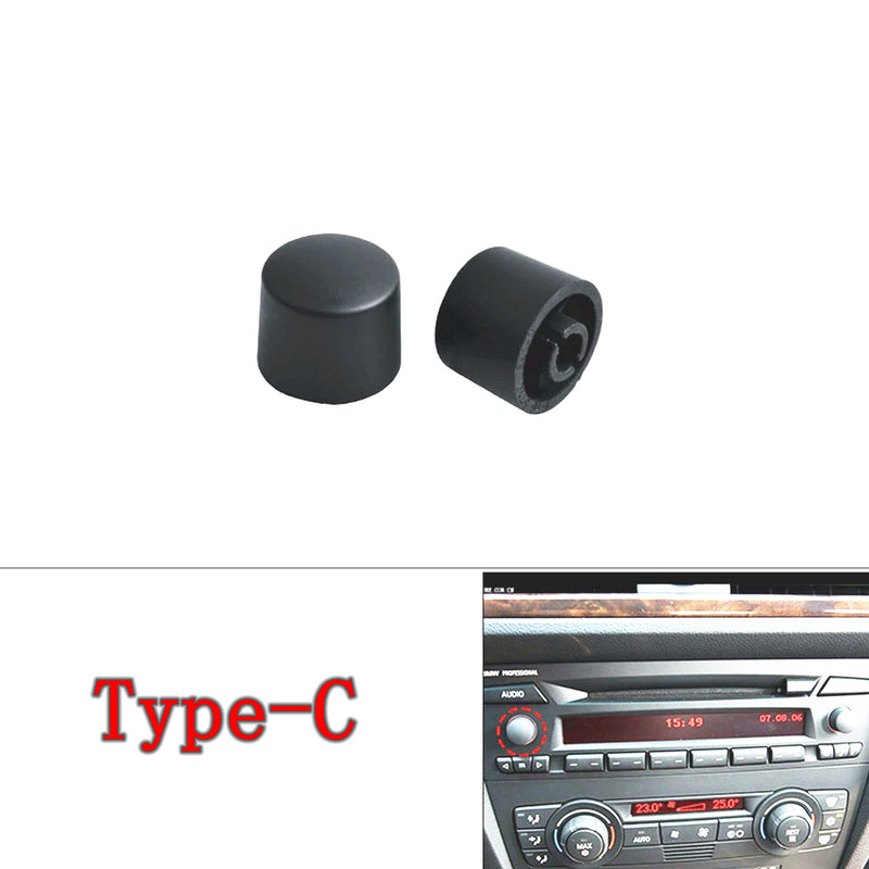 WXZOS Center Dashboard CD Player Volume Control Knob for BMW E81 E82 E87 E88 2007-2011