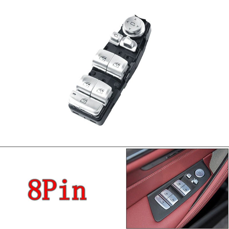 WXZOS 8Pin Driver Side Master Power Window Switch for BMW 7series G11 G12 2017-2021