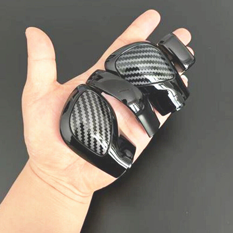 Carbon Fiber Gear Shift Knob Cover w/DSG Trim for VW Passat Polo Touareg 2011-18