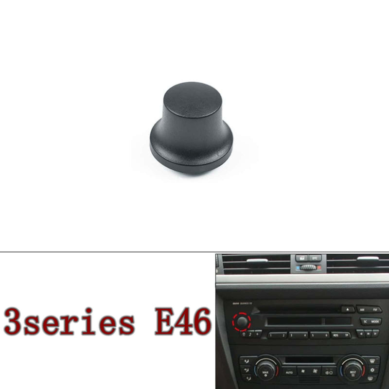 WXZOS Dashboard CD FM Radio Knob Volume Control Button for BMW E46 3series 1998-2003