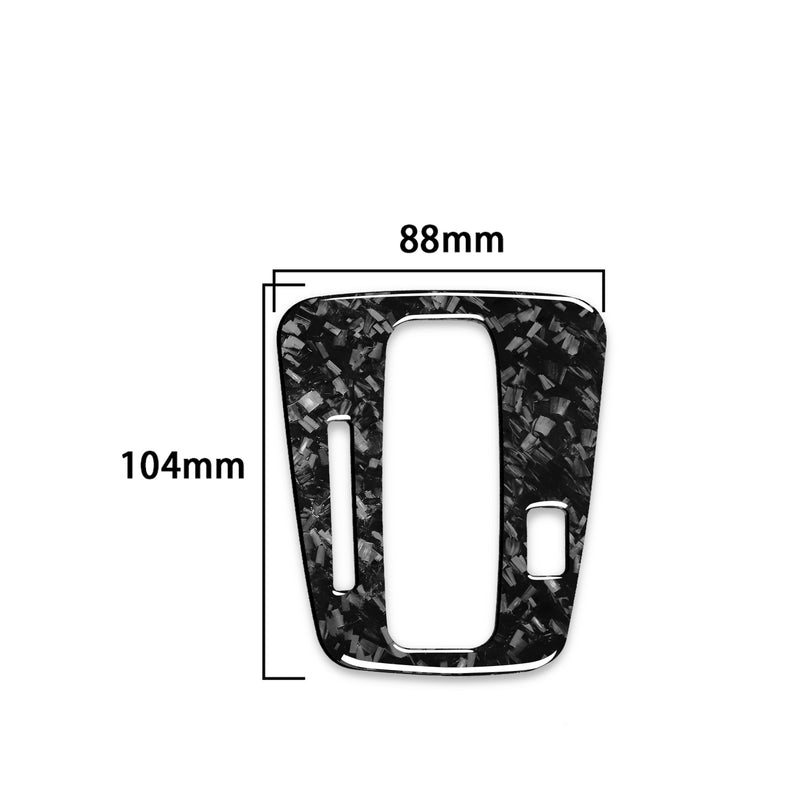 WXZOS Genuine Carbon Fiber Gear Shift Knob Lever Panel Trim for Honda CR-V 2007-2011