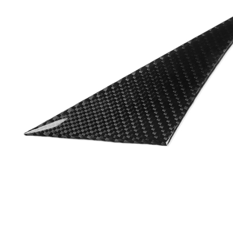 WXZOS Genuine Carbon Fiber RearView Mirior A-pillar Trim for Dodge Durango 2011-2019