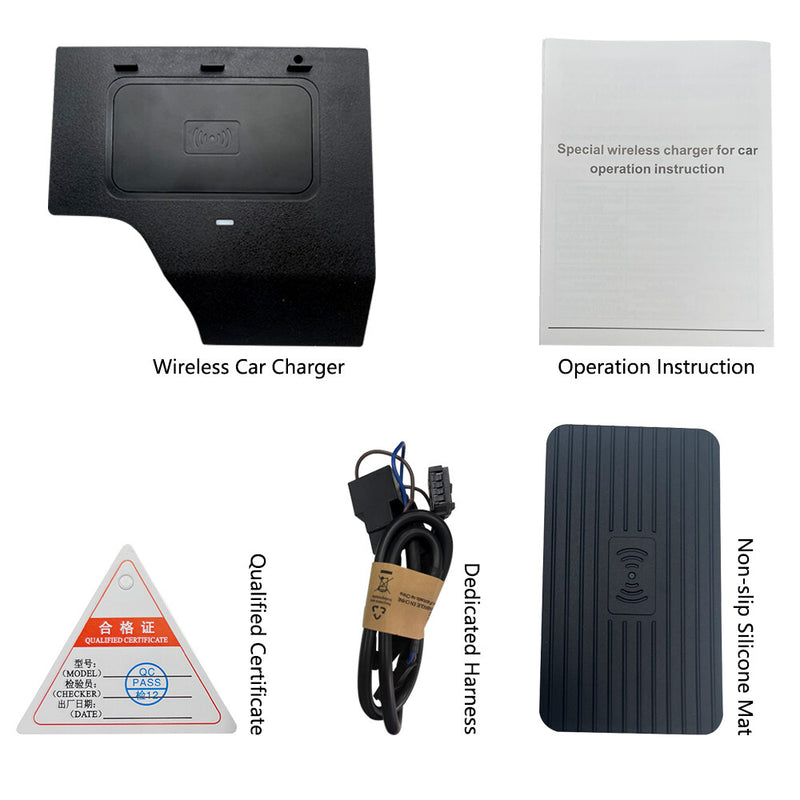 WXZOS Center Console Wireless Fast Charging Pad for Nissan Sentra 2020-2021