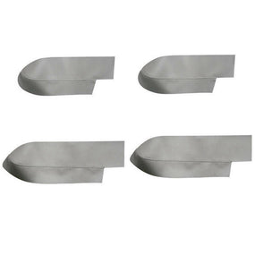 4Pcs Gray Door Armrest Panel Insert Leather Cover for Honda CR-V 2007-2011