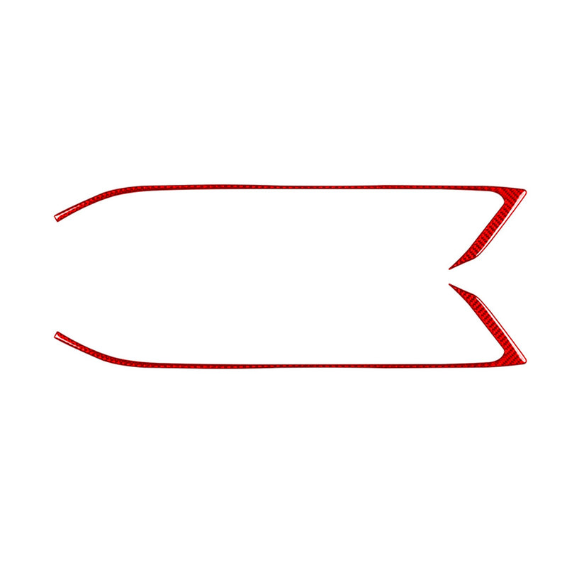 WXZOS Genuine Carbon Fiber Door Panel Armrest Trim for Chevrolet Corvette C8 2020-2024