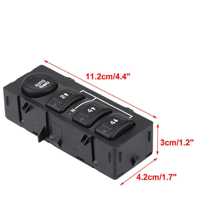 4WD 4x4 Transfer Case Selector Dash Switch 19259313 For Cadillac Chevrolet GMC