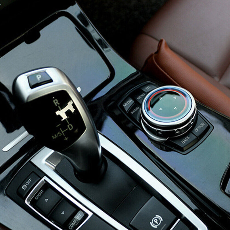 Car 7 Button CIC IDrive Multi-Media Knob Cover Trim for BMW X3 F25 2011-2013