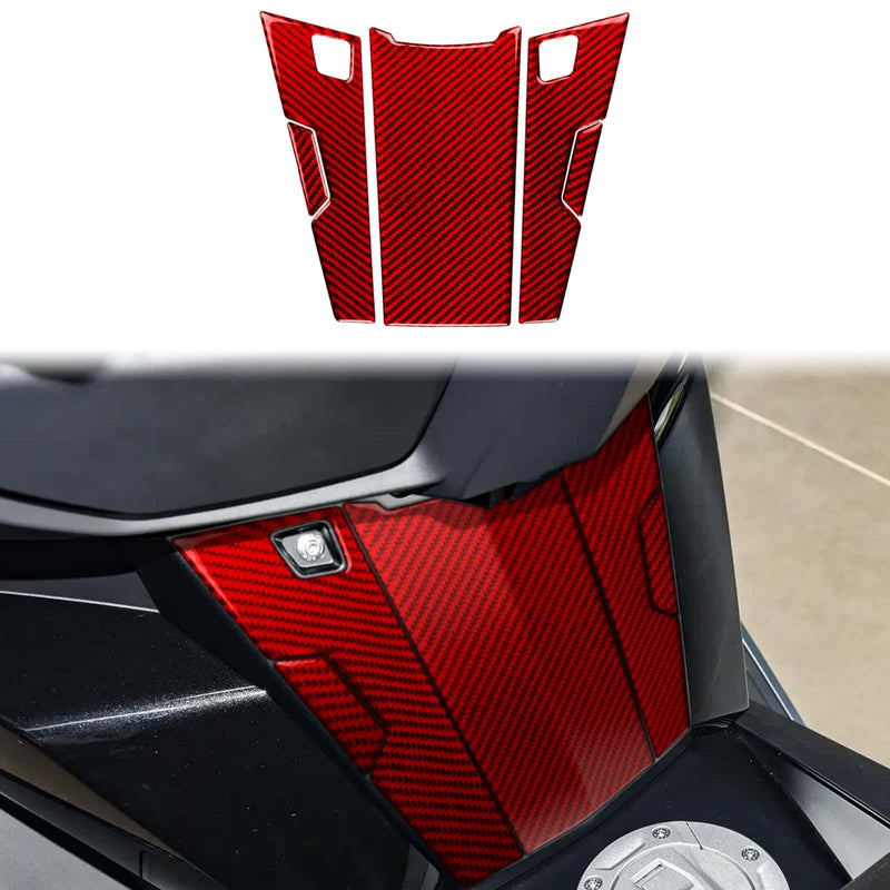 WXZOS Carbon Fiber Front Center Fairing Under Cowl Panel Trim for BMW C400GT 2021-2023
