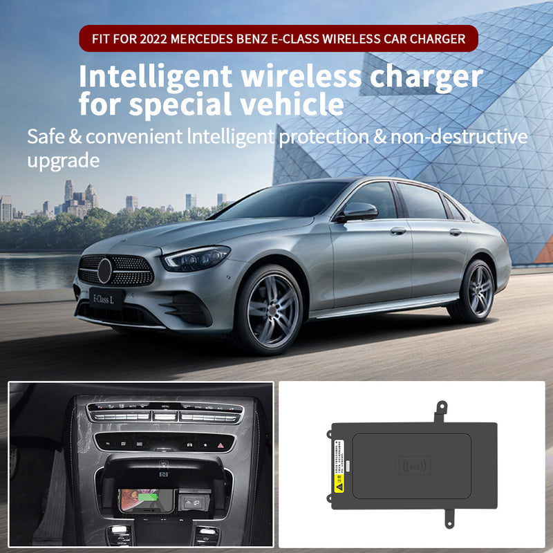 WXZOS Center Console Wireless Fast Charging Pad for Mercedes-Benz W213 E-class 2022