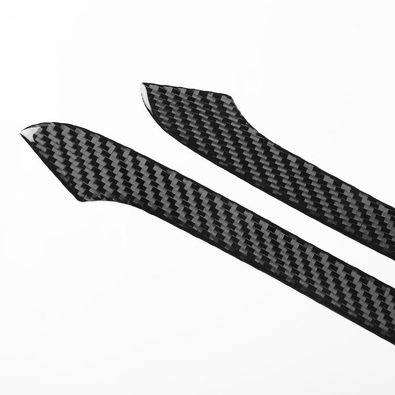 WXZOS Genuine Carbon Fiber Door Wing Mirror Trim for Chevrolet Corvette C8 2020-2024