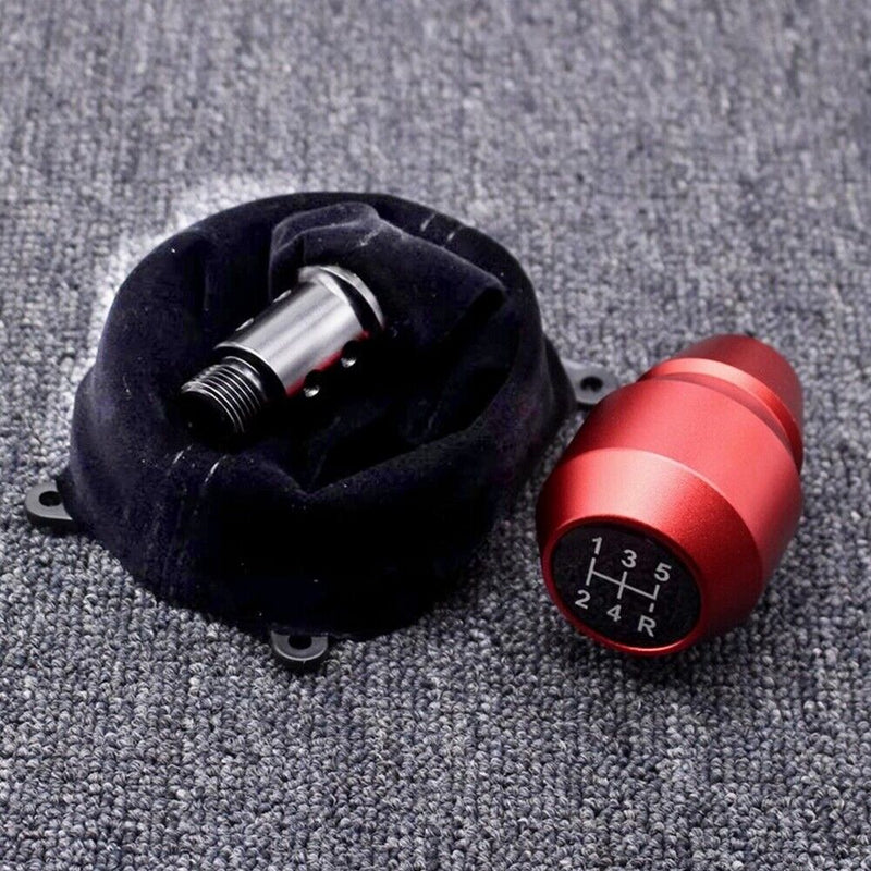 MT 5Speed Aluminum Alloy Gear Shift Knob w/Gaitor Boot for Honda Civic 2006-2011